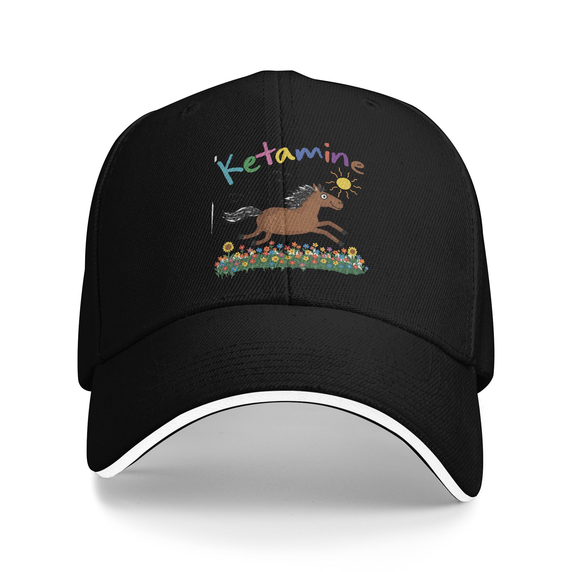Outdoor Sport Drawing - Lente Casual Baseball Cap Paard Hand