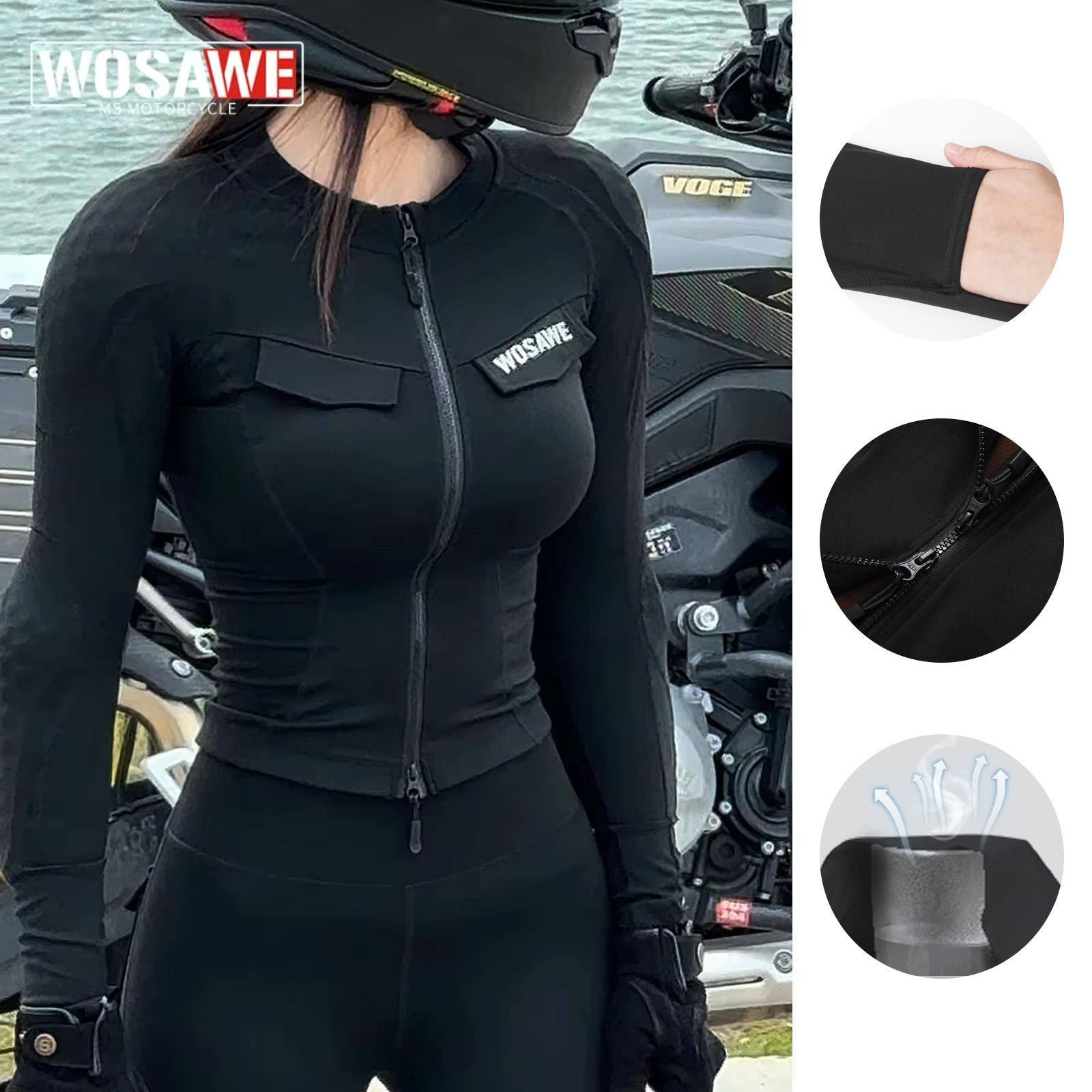 WOSAWE Motorjas Reflecterende  - Outdoor Sport Jacket Women'S recensie en prijs